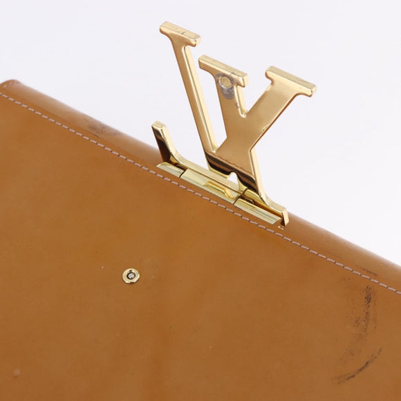 LOUIS VUITTON Vernis Pochette Louise GM Clutch Bag Dunne LV Auth 200232