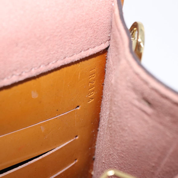 LOUIS VUITTON Vernis Pochette Louise GM Clutch Bag Dunne LV Auth 200232