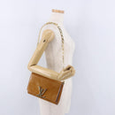 LOUIS VUITTON Vernis Pochette Louise GM Clutch Bag Dunne LV Auth 200232-29
