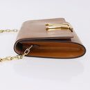 LOUIS VUITTON Vernis Pochette Louise GM Clutch Bag Dunne LV Auth 200232-6