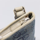 GUCCI Interlocking G Shoulder Bag Denim Outlet Blue Gold 257246 Auth 200236-18