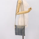 GUCCI Interlocking G Shoulder Bag Denim Outlet Blue Gold 257246 Auth 200236-24