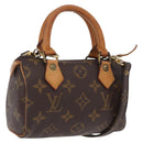 LOUIS VUITTON Monogram Mini Speedy Hand Bag M41534 LV Auth 200237V-1