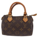 LOUIS VUITTON Monogram Mini Speedy Hand Bag M41534 LV Auth 200237V-13