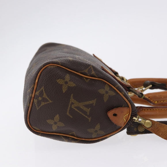 LOUIS VUITTON Monogram Mini Speedy Hand Bag M41534 LV Auth 200237V