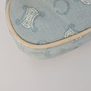 CELINE C Macadam Canvas Backpack Blue Gold Auth 200238-15