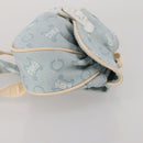 CELINE C Macadam Canvas Backpack Blue Gold Auth 200238-3