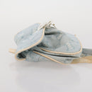 CELINE C Macadam Canvas Backpack Blue Gold Auth 200238-4
