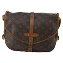 LOUIS VUITTON Monogram Saumur 30 Shoulder Bag M42256 LV Auth 200240-13