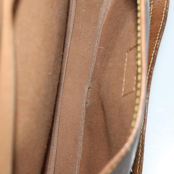 LOUIS VUITTON Monogram Saumur 30 Shoulder Bag M42256 LV Auth 200240