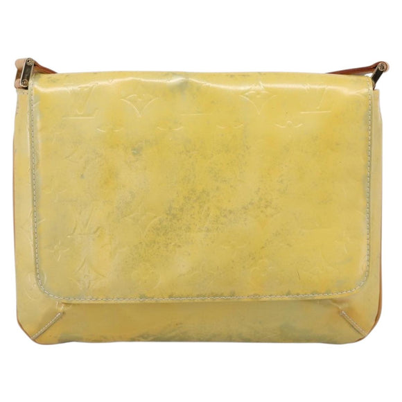 LOUIS VUITTON Monogram Vernis Thompson Street Bag Gris M91008 LV Auth 200242