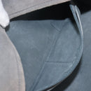 LOEWE Americana 28 Hand Bag Suede Gray Silver Auth 200243A-23