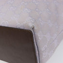 GUCCI GG Canvas Tote Bag Lavende Silver 31244 Auth 200244-10