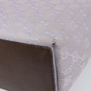 GUCCI GG Canvas Tote Bag Lavende Silver 31244 Auth 200244-12