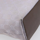 GUCCI GG Canvas Tote Bag Lavende Silver 31244 Auth 200244-13