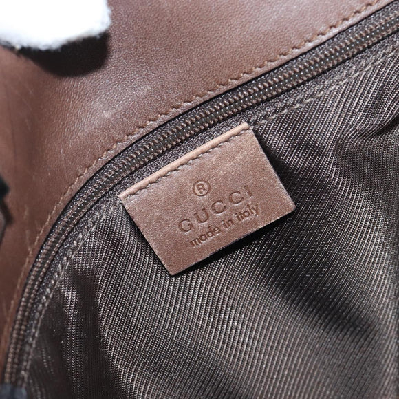 GUCCI GG Canvas Tote Bag Lavende Silver 31244 Auth 200244