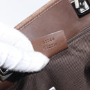GUCCI GG Canvas Tote Bag Lavende Silver 31244 Auth 200244-22