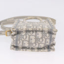 Christian Dior Trotter Canvas Oblique Book Tote Mini Bag 2way Gray Auth 200245V-5