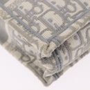 Christian Dior Trotter Canvas Oblique Book Tote Mini Bag 2way Gray Auth 200245V-17