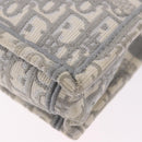 Christian Dior Trotter Canvas Oblique Book Tote Mini Bag 2way Gray Auth 200245V-18