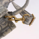 Christian Dior Trotter Canvas Oblique Book Tote Mini Bag 2way Gray Auth 200245V-10