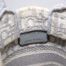 Christian Dior Trotter Canvas Oblique Book Tote Mini Bag 2way Gray Auth 200245V-19