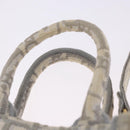 Christian Dior Trotter Canvas Oblique Book Tote Mini Bag 2way Gray Auth 200245V-8