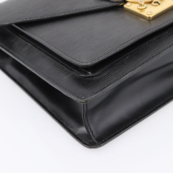 LOUIS VUITTON Epi Monceau 28 Hand Bag Black M52122 LV Auth 200248
