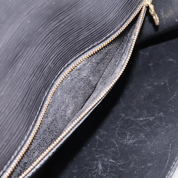 LOUIS VUITTON Epi Monceau 28 Hand Bag Black M52122 LV Auth 200248