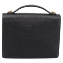LOUIS VUITTON Epi Monceau 28 Hand Bag Black M52122 LV Auth 200248-2