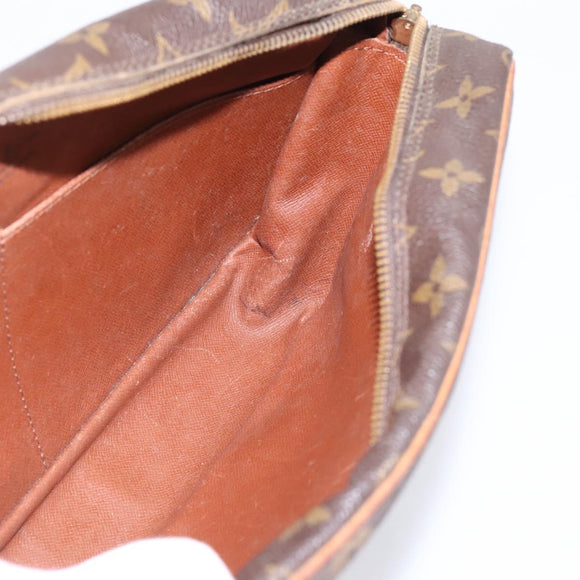 LOUIS VUITTON Monogram Compiegne 28 Clutch Bag M51845 LV Auth 200251