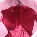Miu Miu Matelasse Chain Shoulder Bag Leather 2way Pink Silver Auth 200252A-22
