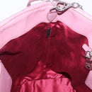 Miu Miu Matelasse Chain Shoulder Bag Leather 2way Pink Silver Auth 200252A-23