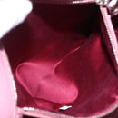 Miu Miu Matelasse Chain Shoulder Bag Leather 2way Pink Silver Auth 200252A-25