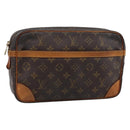 LOUIS VUITTON Monogram Compiegne 28 Clutch Bag M51845 LV Auth 200254-1
