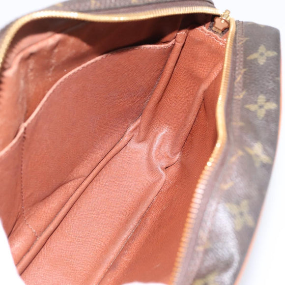 LOUIS VUITTON Monogram Compiegne 28 Clutch Bag M51845 LV Auth 200254