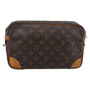 LOUIS VUITTON Monogram Compiegne 28 Clutch Bag M51845 LV Auth 200254-2