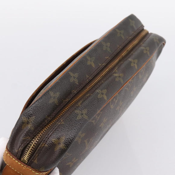 LOUIS VUITTON Monogram Compiegne 28 Clutch Bag M51845 LV Auth 200254