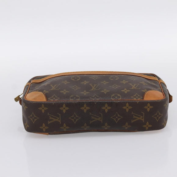 LOUIS VUITTON Monogram Compiegne 28 Clutch Bag M51845 LV Auth 200254