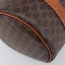 CELINE Macadam Canvas Hand Bag PVC Leather Brown Gold Auth 200255A-16