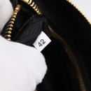 PRADA Pouch Nylon Light Blue Gold Auth 200256A-12