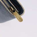 LOUIS VUITTON Suhari Compact Zip Wallet Leather Blue M91829 LV Auth 200260V-8