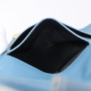 LOUIS VUITTON Suhari Compact Zip Wallet Leather Blue M91829 LV Auth 200260V-20