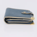 LOUIS VUITTON Suhari Compact Zip Wallet Leather Blue M91829 LV Auth 200260V-3