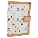 LOUIS VUITTON Monogram Multicolor Agenda PM Planner White R20896 Auth 200261SAV-1