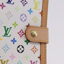 LOUIS VUITTON Monogram Multicolor Agenda PM Planner White R20896 Auth 200261SAV-17
