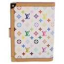LOUIS VUITTON Monogram Multicolor Agenda PM Planner White R20896 Auth 200261SAV-2