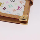 LOUIS VUITTON Monogram Multicolor Agenda PM Planner White R20896 Auth 200261SAV-14