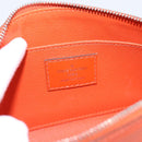LOUIS VUITTON Epi Pochette Cosmetic Pouch Orange Pimon M40642 LV Auth 200265A-9