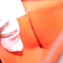 LOUIS VUITTON Epi Pochette Cosmetic Pouch Orange Pimon M40642 LV Auth 200265A-12